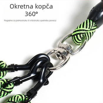 Uzica za kućne ljubimce za jednu do tri osobe, uzica za jednu do dvije osobe, uzica za pse, uzica za pse, višeglava s dvostrukom glavom, odvojiva veleprodaja