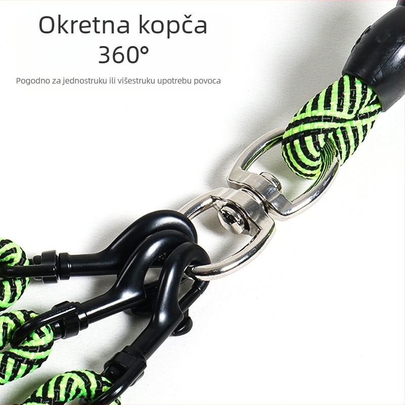 Uzica za kućne ljubimce za jednu do tri osobe, uzica za jednu do dvije osobe, uzica za pse, uzica za pse, višeglava s dvostrukom glavom, odvojiva veleprodaja