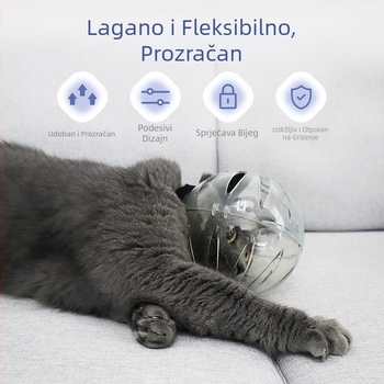 Mačji prostor Hood brnjica protiv lizanja protiv ugriza prozirna sferna prozračna Elizabeth prstenasta navlaka za mačju glavu