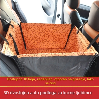 Izravna prostirka za kućne ljubimce iz tvornice, vodootporna prostirka za auto, prostirka za pse izvan automobila, stražnja prostirka za kućne ljubimce s jednim sjedalom