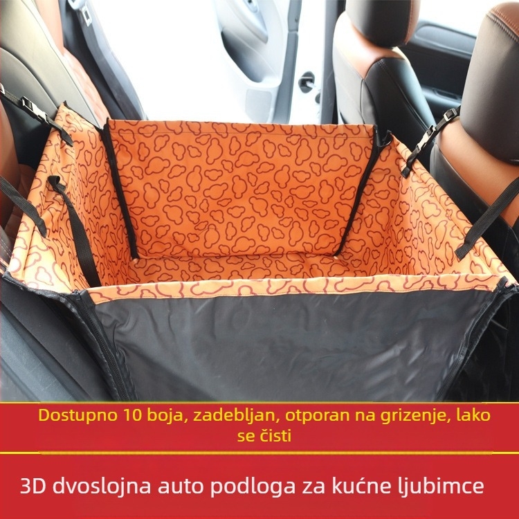 Izravna prostirka za kućne ljubimce iz tvornice, vodootporna prostirka za auto, prostirka za pse izvan automobila, stražnja prostirka za kućne ljubimce s jednim sjedalom
