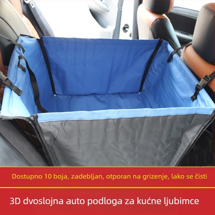 Izravna prostirka za kućne ljubimce iz tvornice, vodootporna prostirka za auto, prostirka za pse izvan automobila, stražnja prostirka za kućne ljubimce s jednim sjedalom
