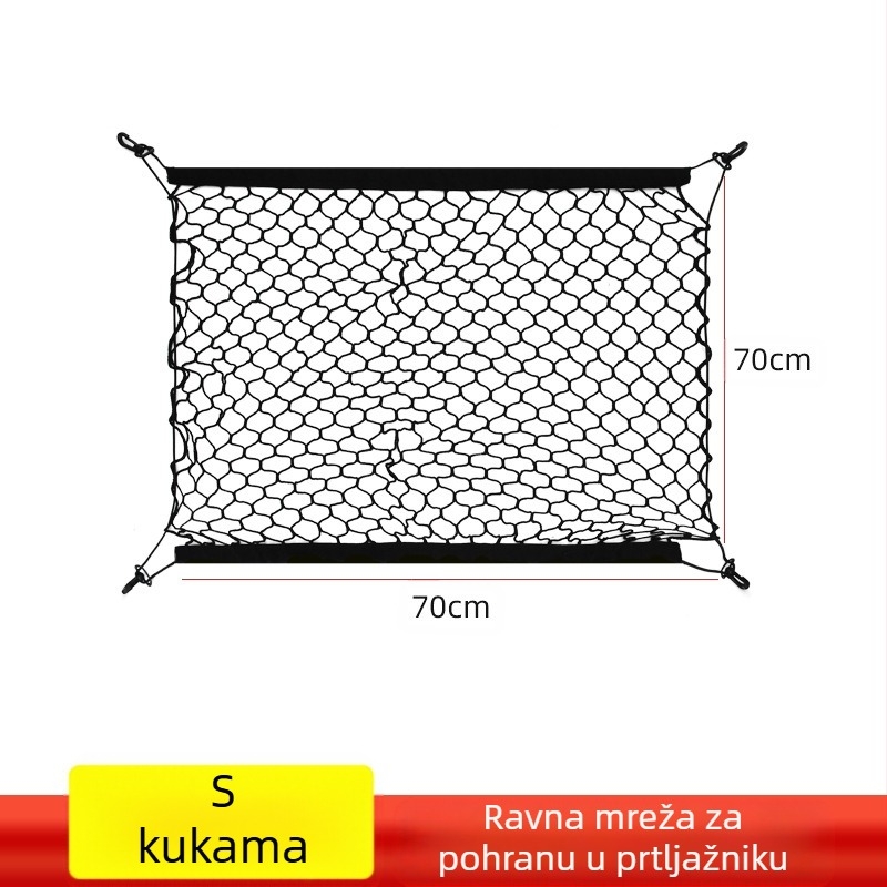 Mreža za izolaciju automobila, psa i kućnih ljubimaca, zaštitna ograda za prtljažnik, sigurnost automobila, artefakt u vožnji automobila, prednja ograda za SUV, mrežasti džep