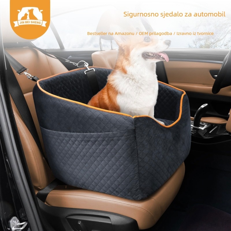 Amazon Hot Sale Putna Sigurnosna Autosjedalica Malog Psa Automobilska Kućna Kućna Kućica Uklonjiva I Periva Kućna Kućica