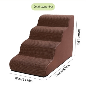 Amazon tumu Xiyin Ljestve za kućne ljubimce gore i dolje Kauč na razvlačenje Spužva Stepenice Nagib Mačka Male Pse Stepenice