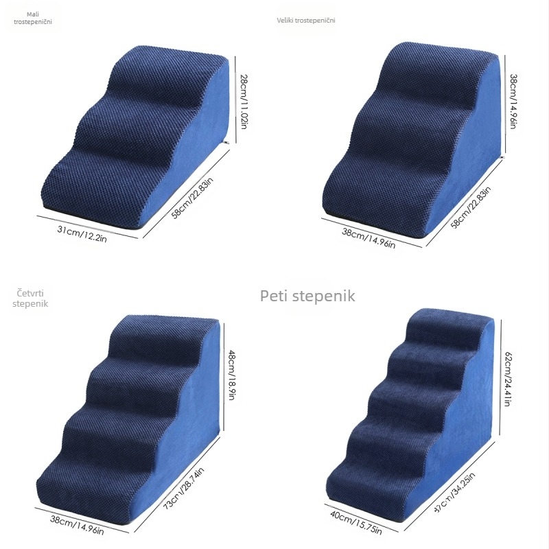 Amazon tumu Xiyin Ljestve za kućne ljubimce gore i dolje Kauč na razvlačenje Spužva Stepenice Nagib Mačka Male Pse Stepenice