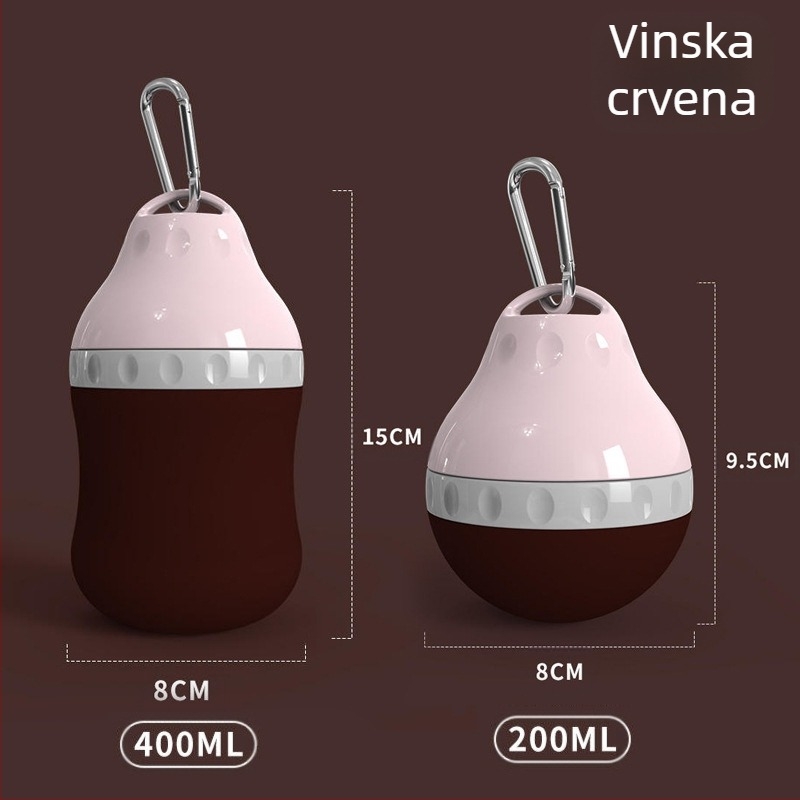 Hupu boca za piće za pse, prijenosna fontana za piće za pse i medvjedića, pribor za kućne ljubimce, čaša za piće za mačke