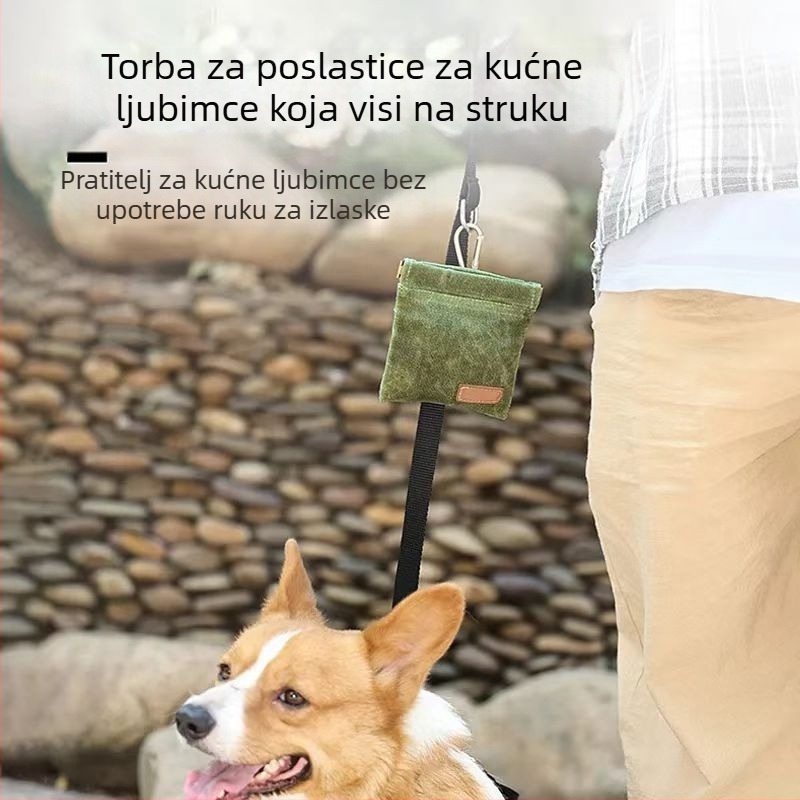 Prekogranična vruća nova torba za hranjenje kućnih ljubimaca, torba za trening, torba za struk, mala viseća torba za hranu za kućne ljubimce