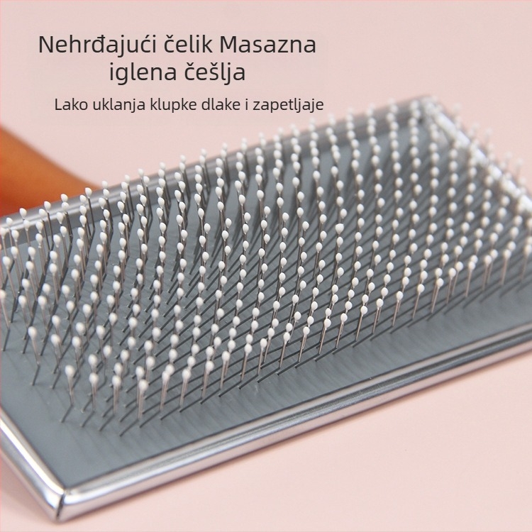 Bobo češalj s iglom za kućne ljubimce, češalj za ljepotu pasa, češalj za uklanjanje dlaka s mačkama, drvena drška, češalj s iglom za mačke, uklanjanje dlaka s pasa, četka za uklanjanje dlaka