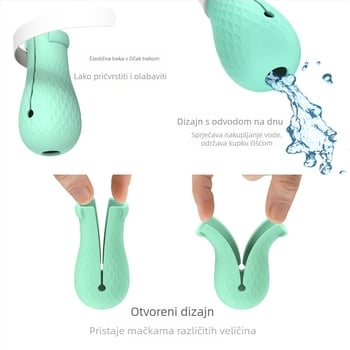 Rukavice za stopala za kućne ljubimce protiv ogrebotina, rukavice protiv ogrebotina od mačjih kandži, držanje za pranje mačke, lijek za hranjenje mačke, rukavi za stopala za kućne ljubimce, pakiranje od 4 proizvođača