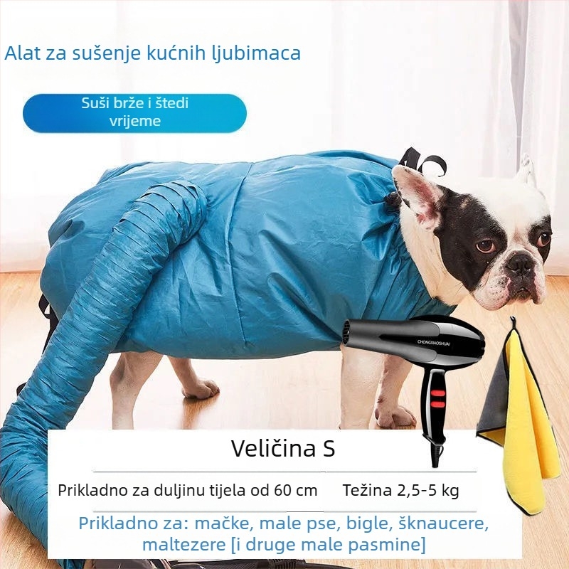 Vrećica za sušenje kućnih ljubimaca, puhanje dlaka, artefakt, mačka, pas, medvjedića, kutija za sušenje malih i velikih pasa, vrećica za sušenje fenom, pribor za...