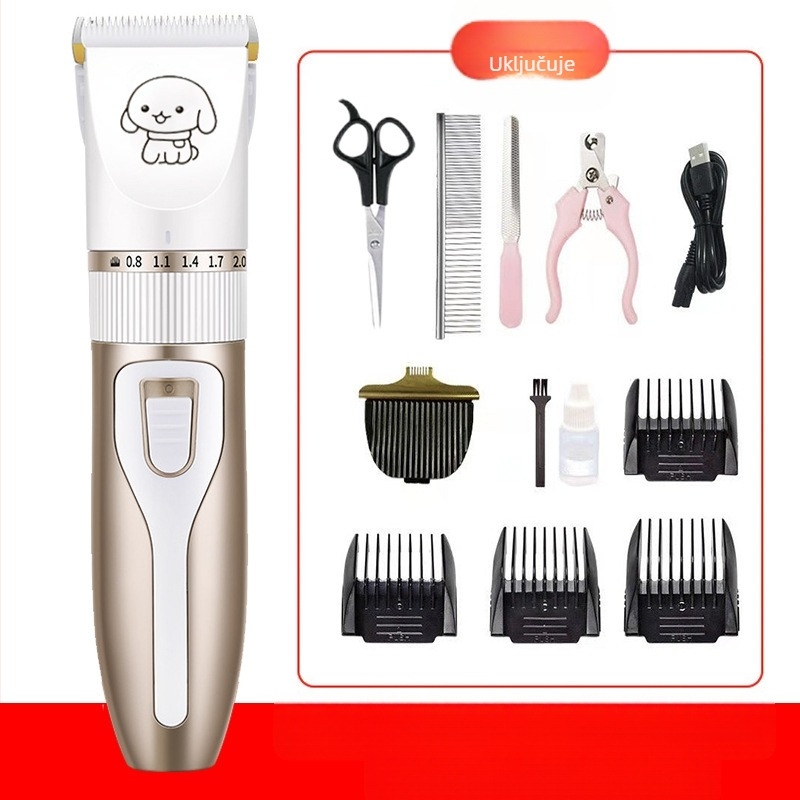 Amazon Hair Pusher Brijanje pseće dlake Električni šišač za kućne ljubimce Električni set šišača za mačju dlaku Šišač za dlaku