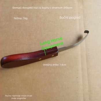 Odijelo za popravak kopita preko granice, 6-dijelna kombinacija, kliješta za rezanje kopita od 14 inča, turpija za potkove, nož za popravak kopita, kuka za kopita, okrugla turpija