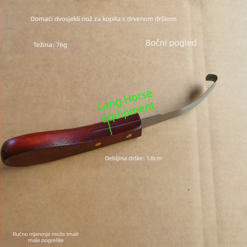 Odijelo za popravak kopita preko granice, 6-dijelna kombinacija, kliješta za rezanje kopita od 14 inča, turpija za potkove, nož za popravak kopita, kuka za kopita, okrugla turpija