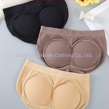 Prekogranično visokoelastično lažno donje rublje s uklonjivim spužvastim jastučićima za žene, Barbie gaćice za podizanje stražnjice, stražnjice i međunožja
