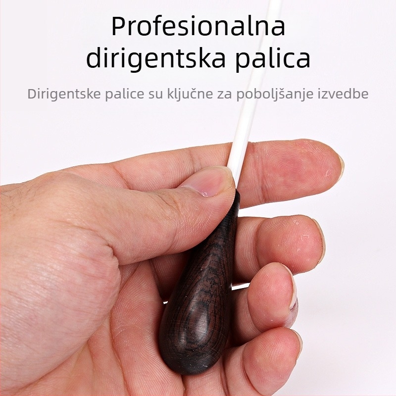 Ebanovinska ručka koncertna palica naredba redoslijed glazbena palica scenska izvedba profesionalna palica