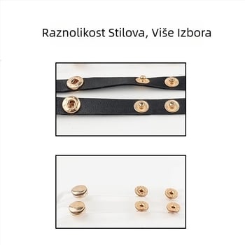 Sandale s remenčićem na peti, papuče, modificirane sandale s podesivim podesivim vezicama, prevelike i fiksne kopče za cipele, sprječava ispadanje pete