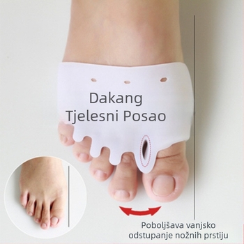 Izravna prodaja iz tvornice, Izravna opskrba iz tvornice, Korektor za Hallux Valgus, Silikonski separator za kosti velikog stopala i pet prstiju
