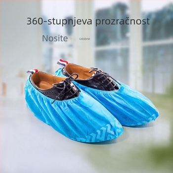 Jednokratne navlake za cipele, netkane, za dom i unutarnju upotrebu, posjetite tvornicu, otporne na prašinu, navlake za stopala, tisak, puno rebro, neklizajuće navlake za cipele, veleprodaja