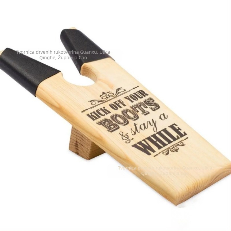 Drveni alat za skidanje papuča, pomoćna daska za skidanje cipela, izvlakač kaubojskih čizama, teški alat za skidanje cipela, lopatica za cipele, pedala za papuče