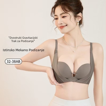 Novo donje rublje Litching za žene, grudnjak za male grudi, push-up, protiv opuštanja, mekani, s gornjim dijelom, s potporom, prozračnim, bešavnim