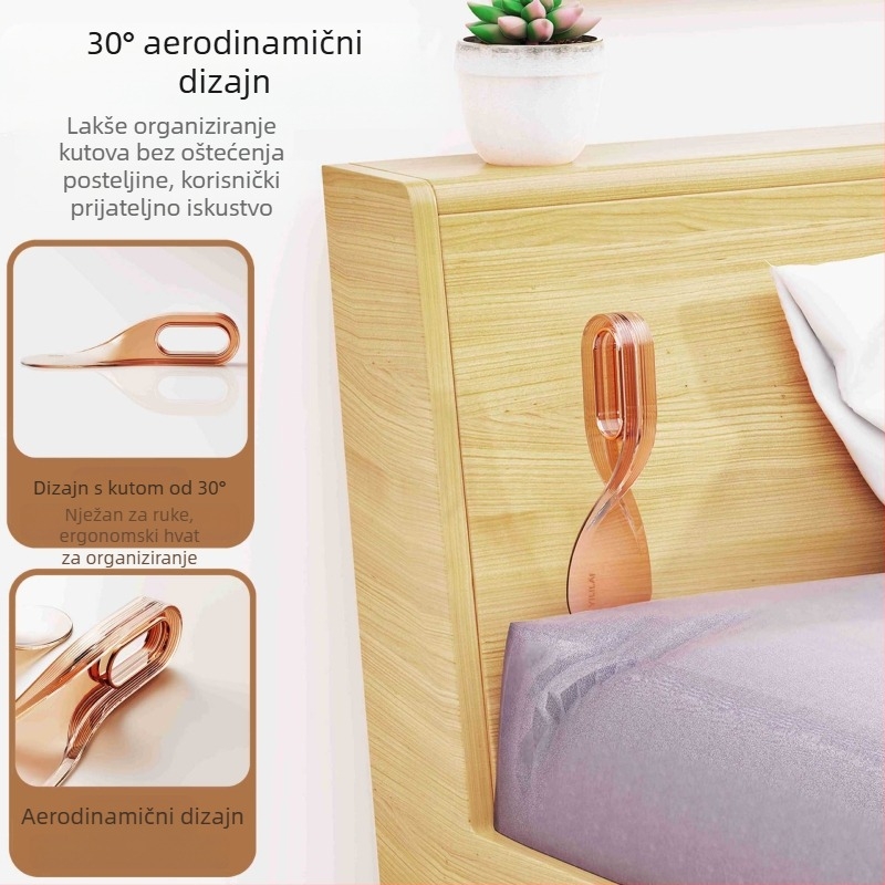 Alat za podizanje madraca, kreativni organizator posteljine za kućnu upotrebu, podizač posteljine koji štedi napor, neklizajući učvršćivač madraca