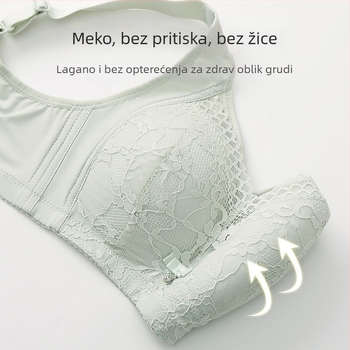 Prekogranično novo, udobno i prozračno donje rublje bez cijevi, bez čeličnih prstenova, grudnjak s prekrasnim leđima i bez čeličnih prstenova