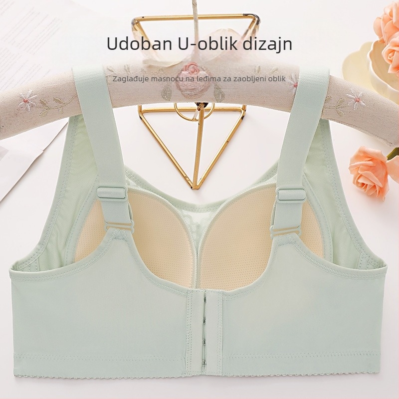 Prekogranično novo, udobno i prozračno donje rublje bez cijevi, bez čeličnih prstenova, grudnjak s prekrasnim leđima i bez čeličnih prstenova