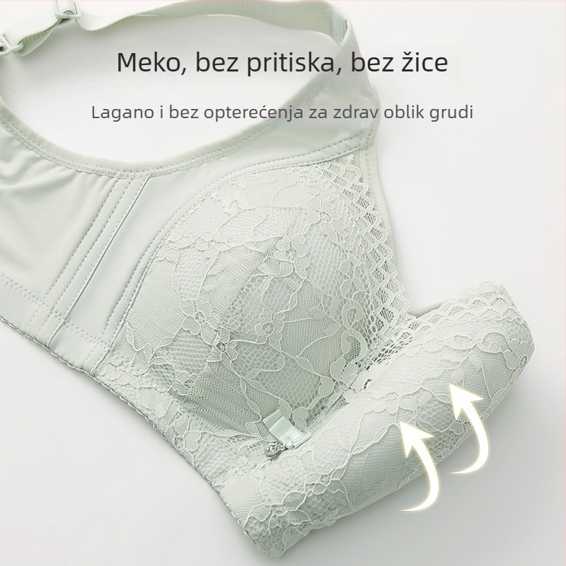 Prekogranično novo, udobno i prozračno donje rublje bez cijevi, bez čeličnih prstenova, grudnjak s prekrasnim leđima i bez čeličnih prstenova