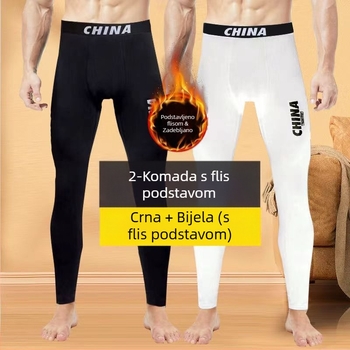 Tople muške zimske hlače s flis podstavom, zadebljane tinejdžerske, plus size, Boys de Velvet, muške duge hlače, usko donje rublje