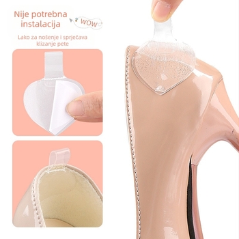 Cipele s visokom petom, okrugla biserna kopča s čipkom, zaštita od pada, peta oko gležnja, biserna čipkasta traka za cipele s otpornom na pad