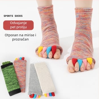 Prekogranične japansko-korejske čarape za jogu s otvorenim prstima za ženske čarape s pet prstiju koje ispravljaju valgus palca
