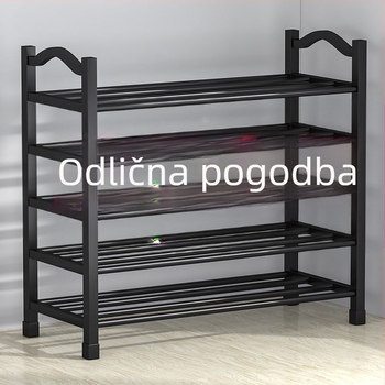 Stalak za cipele, višeslojni kućanski jednostavan ulaz za studentski dom, otporan na prašinu i jak, popularni stalak za pohranu cipela