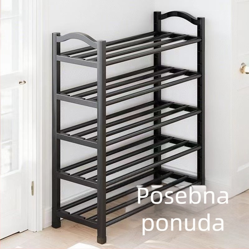 Stalak za cipele, višeslojni kućanski jednostavan ulaz za studentski dom, otporan na prašinu i jak, popularni stalak za pohranu cipela