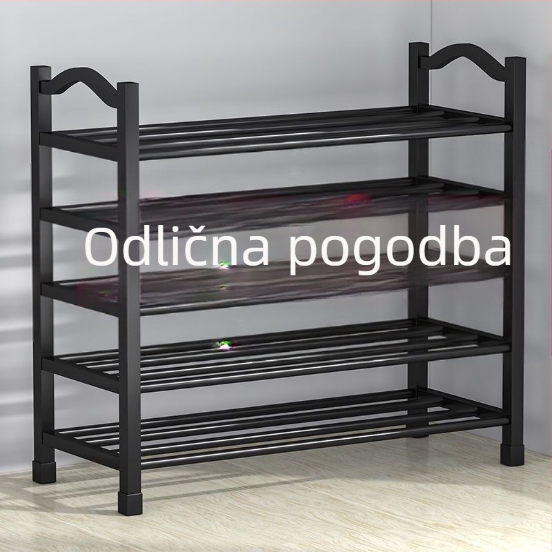 Stalak za cipele, višeslojni kućanski jednostavan ulaz za studentski dom, otporan na prašinu i jak, popularni stalak za pohranu cipela