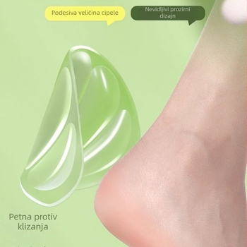 Naljepnice za pete sportskih cipela protiv habanja, nevidljivi jastučići za rezanje upola veličine, naljepnice za pete protiv klizanja i padanja