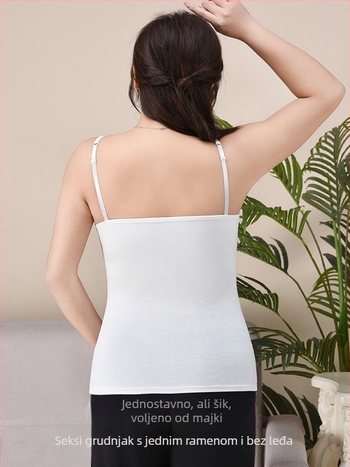 Ženski grudnjak bez rukava, podesivo donje rublje, plus size majica s jastučićima za prsa, za bucmaste djevojke