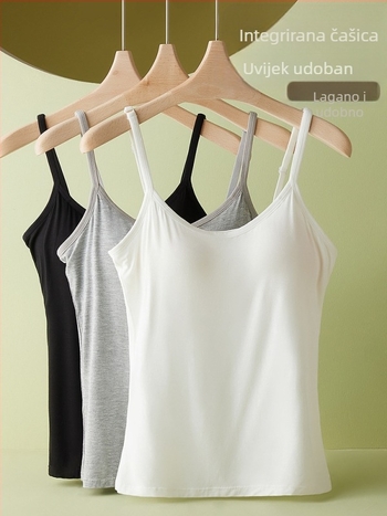 Ženski grudnjak bez rukava, podesivo donje rublje, plus size majica s jastučićima za prsa, za bucmaste djevojke