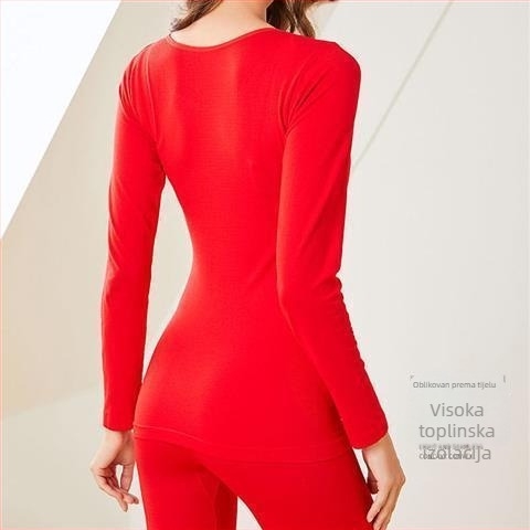 Termo donje rublje, nevidljiva baza za žene, ultra tanko, toplotno čvrsto, velika veličina, odjeća za ljepotu kože, jesenska odjeća i hlače