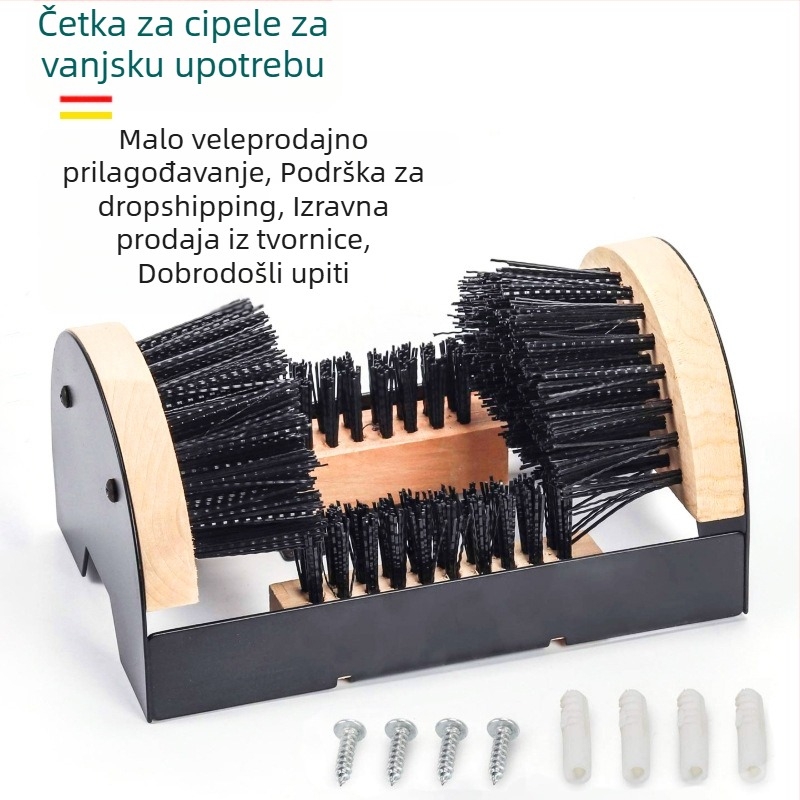 Četka za cipele za vanjsku upotrebu, set za ribanje cipela za unutarnju upotrebu, vanjsku upotrebu u dvorištu, set za uklanjanje blata i snijega