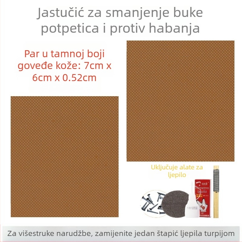 Ženske sandale s visokom petom, zamjenski potplat s otpornim na habanje, gumeni flaster za petu otporan na habanje, protuklizni flaster, šiljci za prigušivač