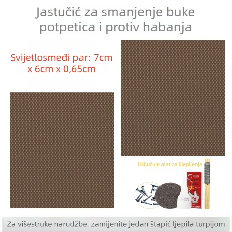 Ženske sandale s visokom petom, zamjenski potplat s otpornim na habanje, gumeni flaster za petu otporan na habanje, protuklizni flaster, šiljci za prigušivač