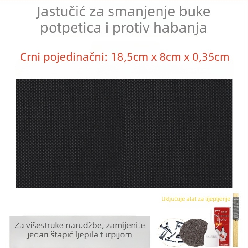 Ženske sandale s visokom petom, zamjenski potplat s otpornim na habanje, gumeni flaster za petu otporan na habanje, protuklizni flaster, šiljci za prigušivač