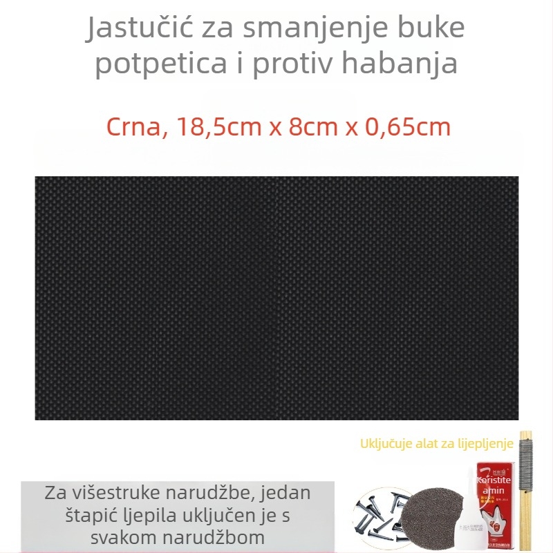 Ženske sandale s visokom petom, zamjenski potplat s otpornim na habanje, gumeni flaster za petu otporan na habanje, protuklizni flaster, šiljci za prigušivač