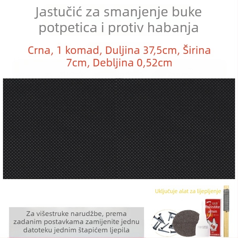 Ženske sandale s visokom petom, zamjenski potplat s otpornim na habanje, gumeni flaster za petu otporan na habanje, protuklizni flaster, šiljci za prigušivač