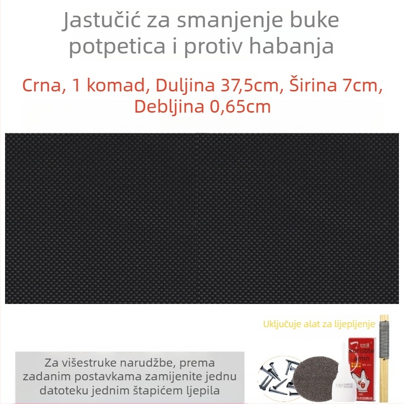 Ženske sandale s visokom petom, zamjenski potplat s otpornim na habanje, gumeni flaster za petu otporan na habanje, protuklizni flaster, šiljci za prigušivač