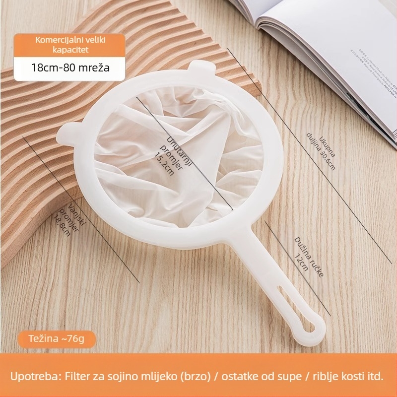 Filter za sojino mlijeko, ultra fini dječji sokovnik koji razbija zidove, filter za sok, sito za curenje u filteru, kuhinjsko sito