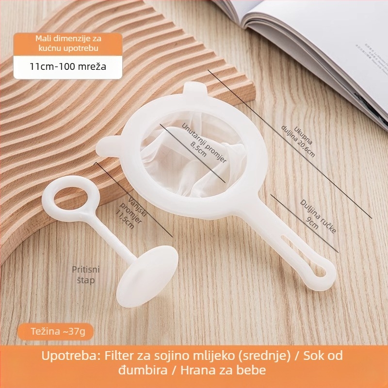 Filter za sojino mlijeko, ultra fini dječji sokovnik koji razbija zidove, filter za sok, sito za curenje u filteru, kuhinjsko sito