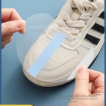 Gornja vodootporna naljepnica, folija za prste protiv vlage i prljavštine, zaštitna navlaka za cipele koja se ne mokri i otporna je na kišne dane, otporna na kišu, vlagu i habanje