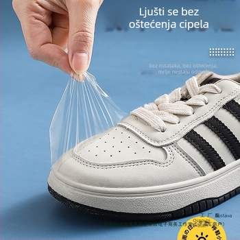 Gornja vodootporna naljepnica, folija za prste protiv vlage i prljavštine, zaštitna navlaka za cipele koja se ne mokri i otporna je na kišne dane, otporna na kišu, vlagu i habanje